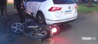 SAMU socorre motociclista gravemente ferido após colisão na Av. Javier Koelbel 