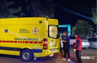 Bombeiros Voluntários auxiliam turista australiana após queda em Puerto Iguazu na Argentina