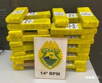 PM apreende 26 Kg de maconha em ônibus interestadual em Foz do Iguaçu