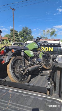 Forças policiais recuperam veículo e moto roubados na cidade de Missal