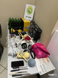 PM prende homem por furto qualificado e cumpre mandado de prisão em Medianeira