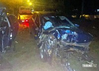 Motorista fica ferido após bater em árvore em Ciudad del Este no Paraguai