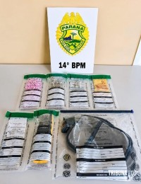 PM prende suspeito por tráfico de drogas durante a Operação Força Total XXVIII em Medianeira