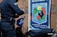 Motocicleta roubada é recuperada pela Policia de Misiones em Puerto Iguazú na Argentina