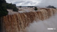 Vazão das Cataratas do Iguaçu chega a 6 milhões de litros d’água  por segundo 