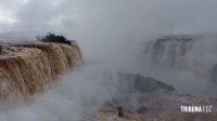 Vazão das Cataratas do Iguaçu chega a 6 milhões de litros d’água  por segundo 