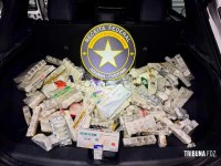 Receita Federal apreende mais de 3,4 mil ampolas de medicamentos ocultas em veículo na BR-277, em São Miguel do Iguaçu