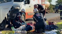 Colisão violenta deixa um morto e três feridos graves entre Sub-Sede e São Clemente, distritos de Santa Helena
