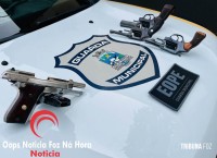 EOPE da Guarda Municipal prende quatro pessoas armadas e apreende mercadorias contrabandeadas no Jardim Jupira