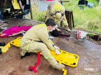 PM e Bombeiros atendem ocorrência de estupro e tentativa de homicídio em Foz do Iguaçu