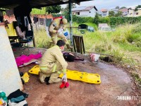 PM e Bombeiros atendem ocorrência de estupro e tentativa de homicídio em Foz do Iguaçu
