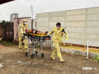 PM e Bombeiros atendem ocorrência de estupro e tentativa de homicídio em Foz do Iguaçu