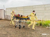 PM e Bombeiros atendem ocorrência de estupro e tentativa de homicídio em Foz do Iguaçu