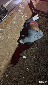 Homem tenta atravessar a BR-277 é acaba morto atropelado em Santa Terezinha de Itaipu
