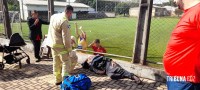Idoso é socorrido pelo Siate após atropelamento no Porto Meira