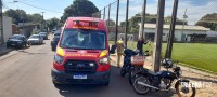 Idoso é socorrido pelo Siate após atropelamento no Porto Meira