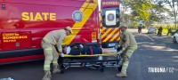 Siate socorre duas vítimas após colisão na Vila Portes