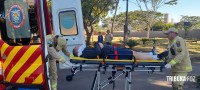 Siate socorre duas vítimas após colisão na Vila Portes