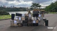 PF e PM fazem apreensão de 621 Kg de maconha em Foz do Iguaçu