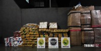PM apreende mais de meia tonelada de drogas em ação integrada em Foz do Iguaçu 