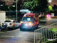 Homem é agredido e esfaqueado na Rua Almirante Barroso e socorrido pelo Siate 