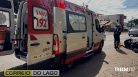 Mulher fica ferida após queda de patinete elétrico em Santa Helena