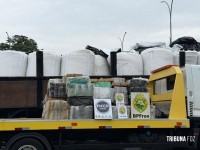 FICCO/PR em ação conjunta apreende 2,25 toneladas de maconha em Santa Terezinha de Itaipu 