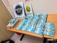 BPFRON e FICCO apreendem mais de R$ 750 mil em ação contra evasão de divisas em Foz do Iguaçu