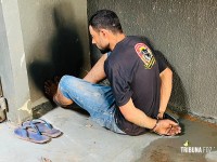 Militares do CHOQUE recuperam Kombi roubada carregada com mercadorias e prende suspeito no Jardim Jupira