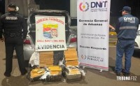 Adolescente brasileiro é preso com 120,4 Kg de maconha na Aduana paraguaia da Ponte da Amizade