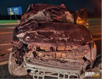 Colisão entre caminhonetes deixa dois motoristas feridos em Itaipulândia