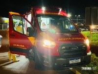 Mendigo agride mulher com pedrada, danifica carros e acaba atropelado na BR-277