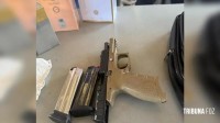 Pistola 9 mm é apreendida na Ponte da Amizade durante fiscalização da Operação Ágata