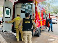 Policial de folga reage a assalto, baleia dois suspeitos e frustra crime na Av. Juscelino Kubistchek em Foz do Iguaçu