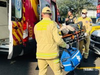 Policial de folga reage a assalto, baleia dois suspeitos e frustra crime na Av. Juscelino Kubistchek em Foz do Iguaçu