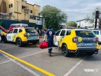 Policial de folga reage a assalto, baleia dois suspeitos e frustra crime na Av. Juscelino Kubistchek em Foz do Iguaçu