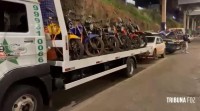 PRF apreende 25 motos durante operação na Ponte da Amizade