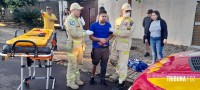 Motociclista atropela cachorro, sofre queda e é socorrido pelo Siate no Bairro Porto Meira