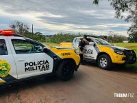 Assaltante morre em confronto com a ROCAM após roubo de van com mercadorias em Foz do Iguaçu