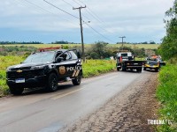 Assaltante morre em confronto com a ROCAM após roubo de van com mercadorias em Foz do Iguaçu