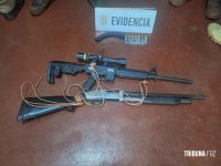 Dois presos com fuzil e uma escopeta calibre 12 na “Curva da Lata” no Paraguai