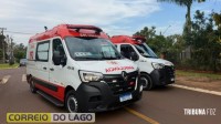 Acidente gravíssimo entre moto elétrica e carro deixa jovem de 19 anos ferido em Santa Helena