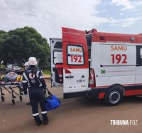 Homem fica ferido após colisão no anel viário de Marechal Cândido Rondon