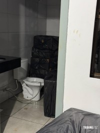 PF e PM apreendem pneus, cigarros e maconha em Foz do Iguaçu