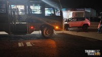 Acidente na Rua Caçador deixa motorista ferido em São Miguel do Iguaçu
