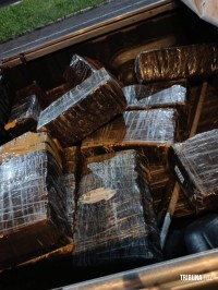PF e PM prendem cinco pessoas e apreendem 205,4 Kg de maconha em Foz do Iguaçu