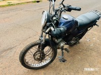 Siate socorre motociclista que bate na lateral de veículo no bairro Três Lagoas 