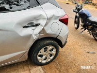 Siate socorre motociclista que bate na lateral de veículo no bairro Três Lagoas 