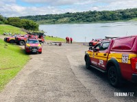 Bombeiros de três estados realizam treinamento de resgate em águas rápidas no Rio Iguaçu
