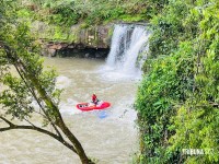 Bombeiros de três estados realizam treinamento de resgate em águas rápidas no Rio Iguaçu